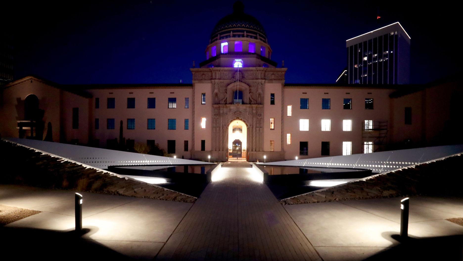 10 photos of "The Embrace" — Tucson's newly completed Jan. 8 memorial downtown